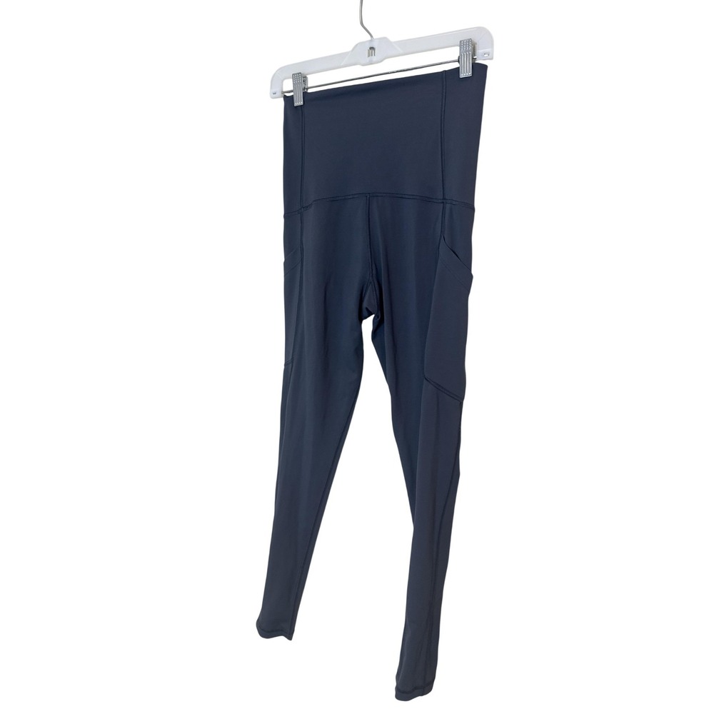 Movemama Leggings Womens Small Gray High Rise Ankle Pockets Yoga Gym Athletic